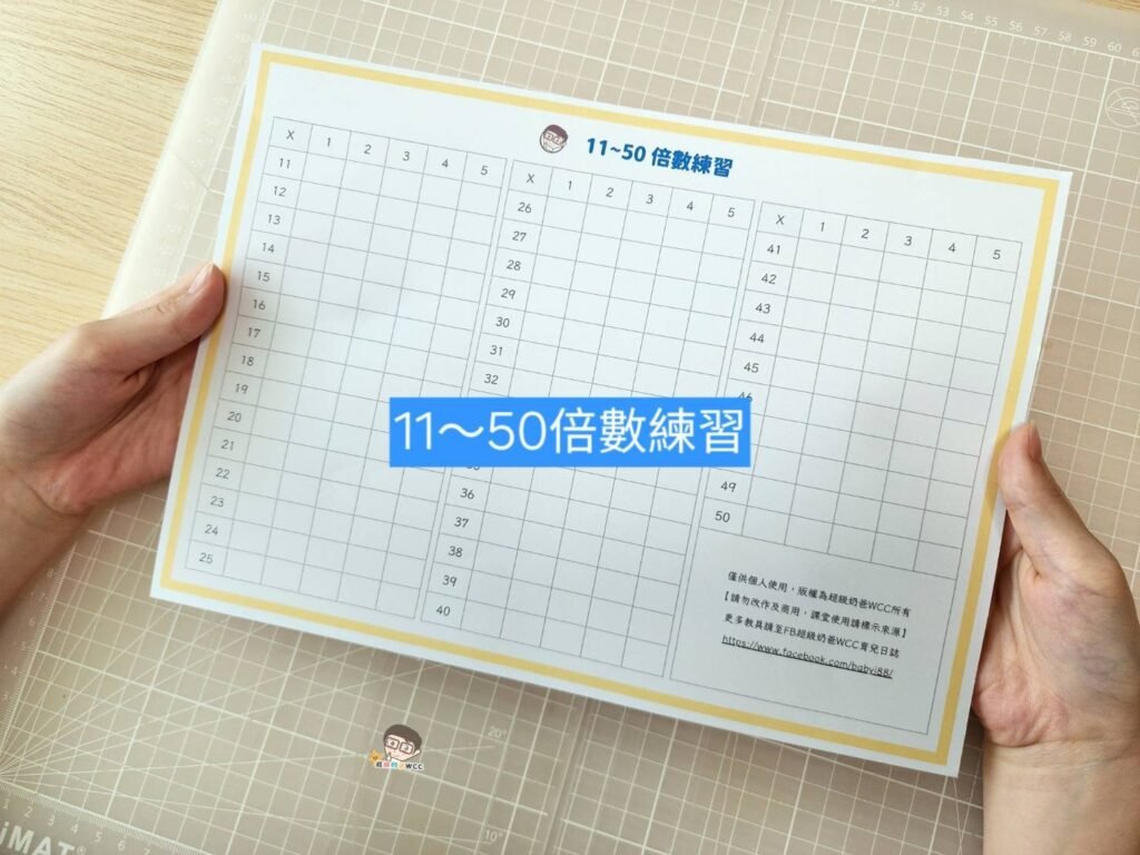 11~50 倍數練習